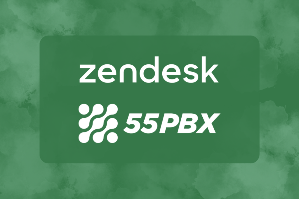 mostrar a integração da 55pbx com a zendesk